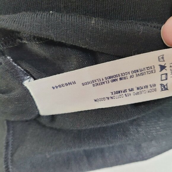 Vintage Barely There Urban Attitudes Muscle Tank Top 0721 Y2K Black Sz Small - Picture 9 of 11